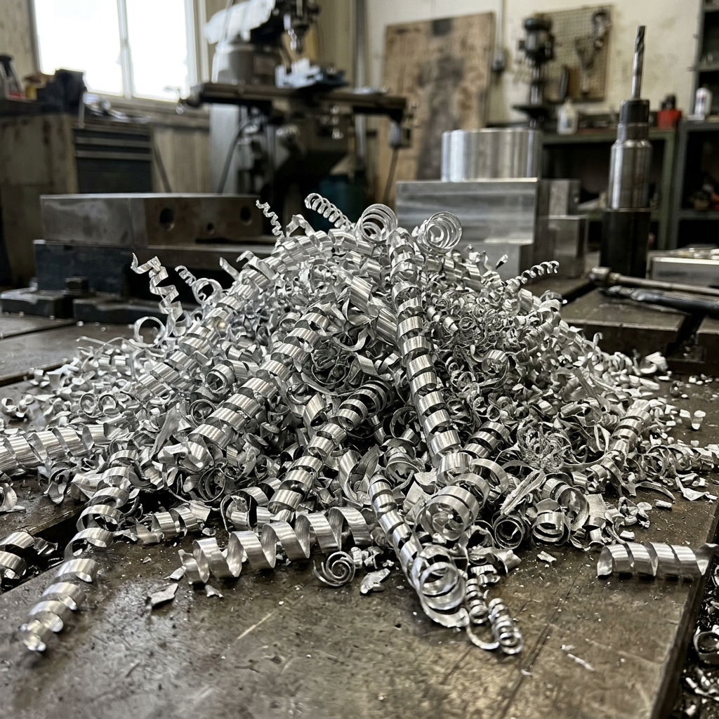 Aluminium turnings and borings scrap