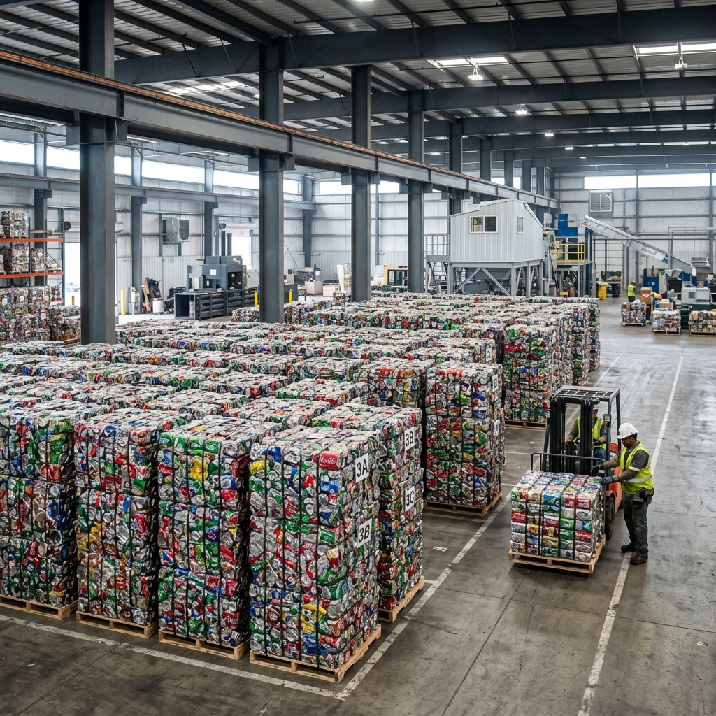Aluminium UBC beverage cans scrap