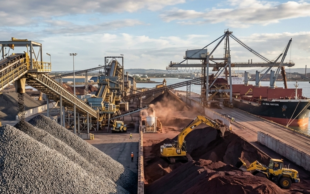 Raw un-beneficiated iron ore