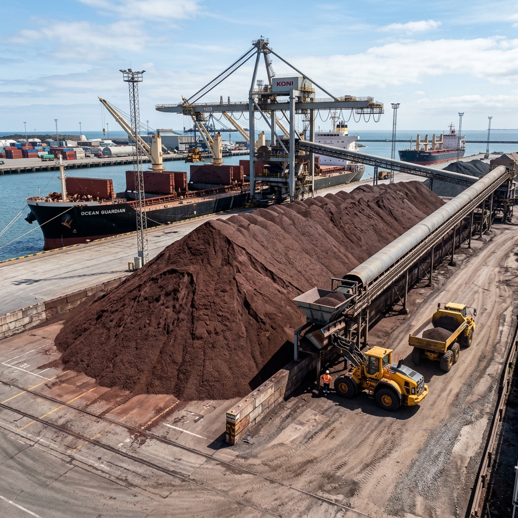 Iron ore concentrates fines