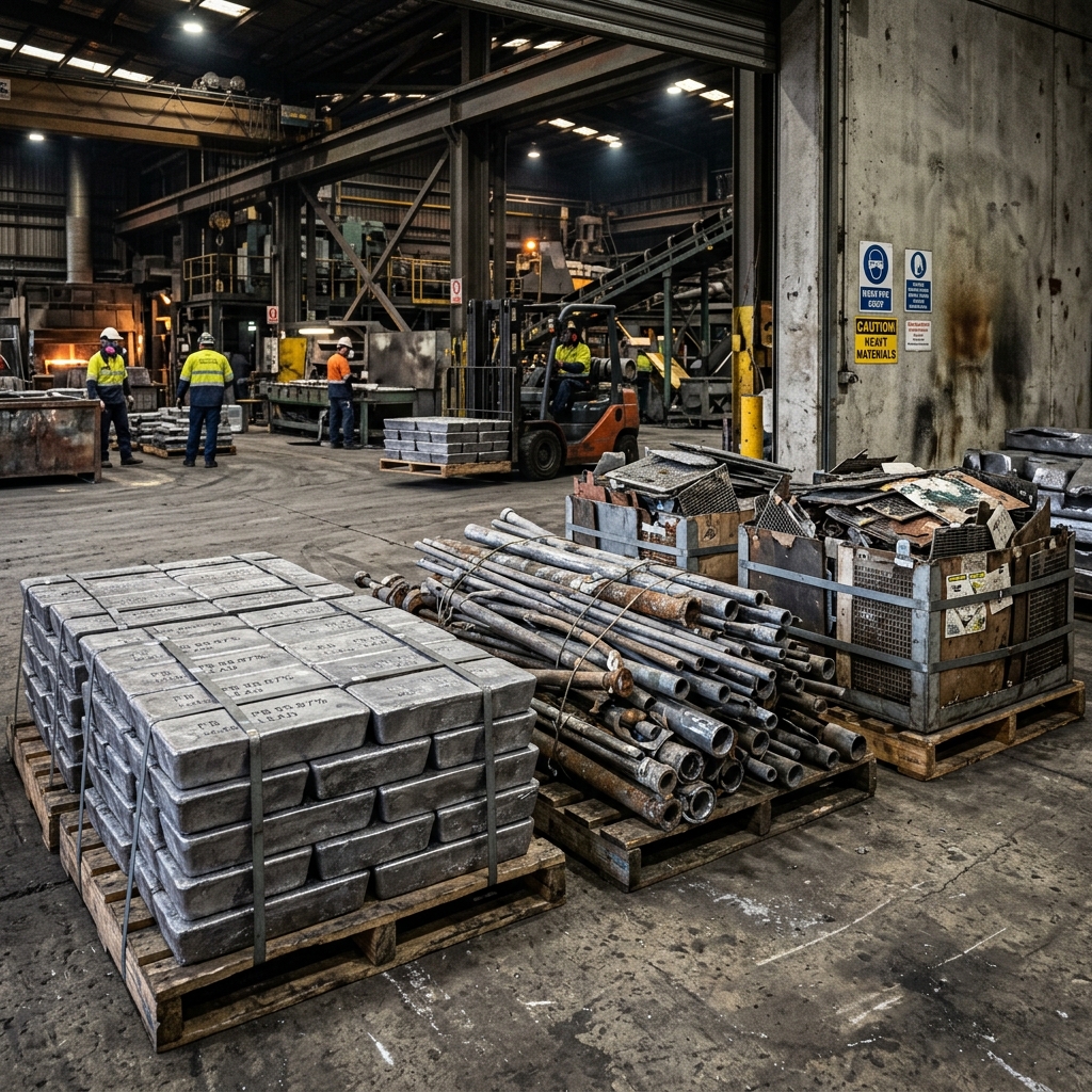 Lead metal scrap