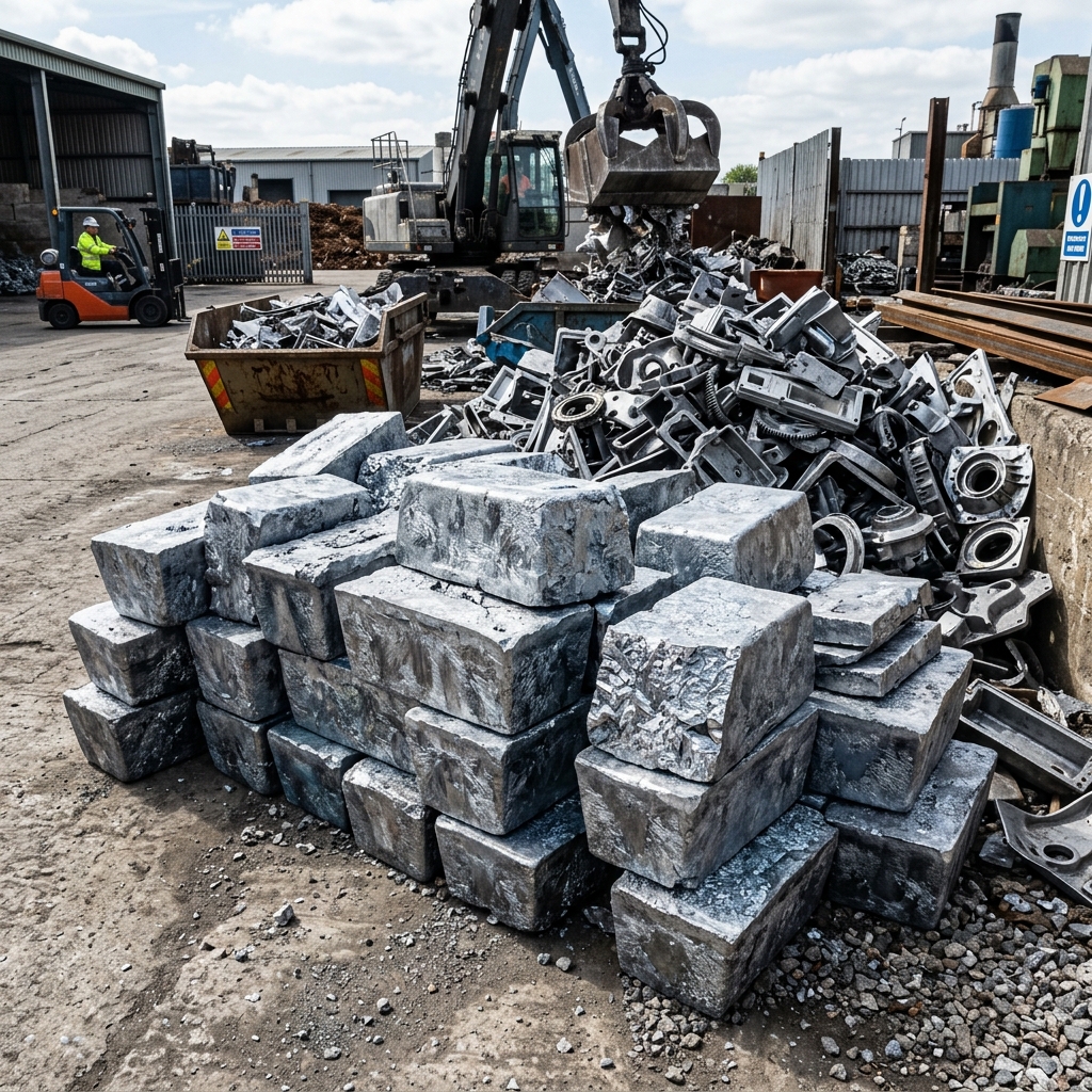 Zinc die cast and dross scrap